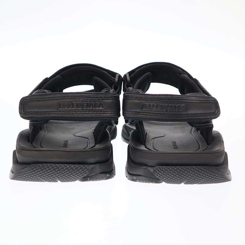 Balenciaga Tourist Faye Cles Zaar Sandal 738613 Black 39