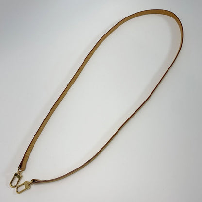 Louis Vuitton Leather Leather Beige 115cm (45.28in) Shoulder Strap Bag
