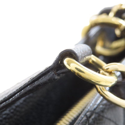 Chanel GTS Chain Tote Coco Mark Gold Hardware Tote Bag Grained Calfskin Women