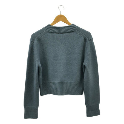 Celine - Phoebe Period Cashmere Blend V-neck Chunky Knit - S - Blue - Women's