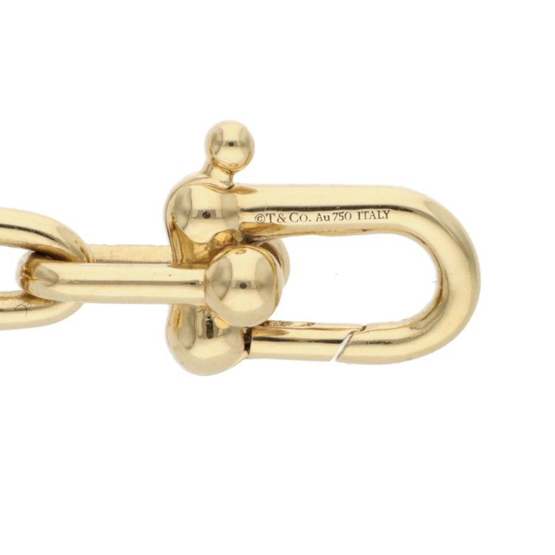 Tiffany & Co Hardwear 18K Yellow Gold Small Link Bracelet Men's S
