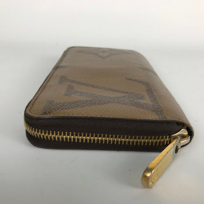 Louis Vuitton Monogram Giant Reverse Zippy Wallet M69353 Brown