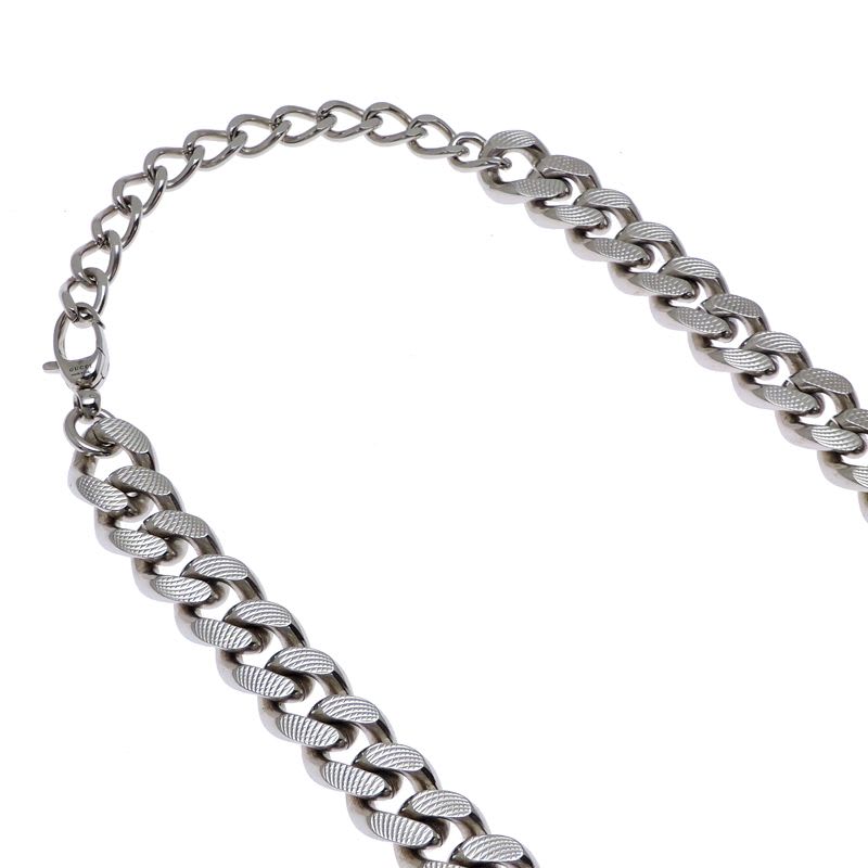 Gucci Pave Charm Silver-Tone Necklace