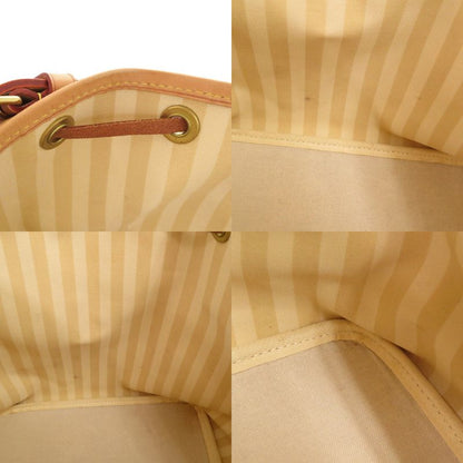 Louis Vuitton Petit Noe Monogram Rayures M40564 Beige Brown Shoulder Bag LV