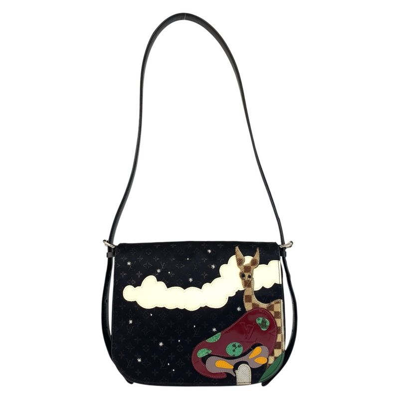 Louis Vuitton Mini Monogram Comte De Fe Musette Black M92273 Shoulder Bag