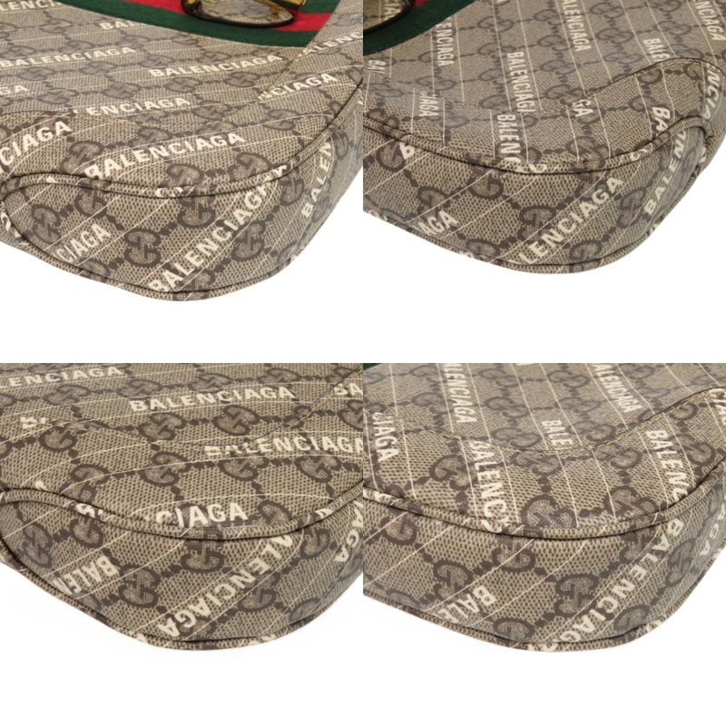 Gucci X Balenciaga Jackie 636706 Polyester Cotton Beige 0294 Handbag Gucci