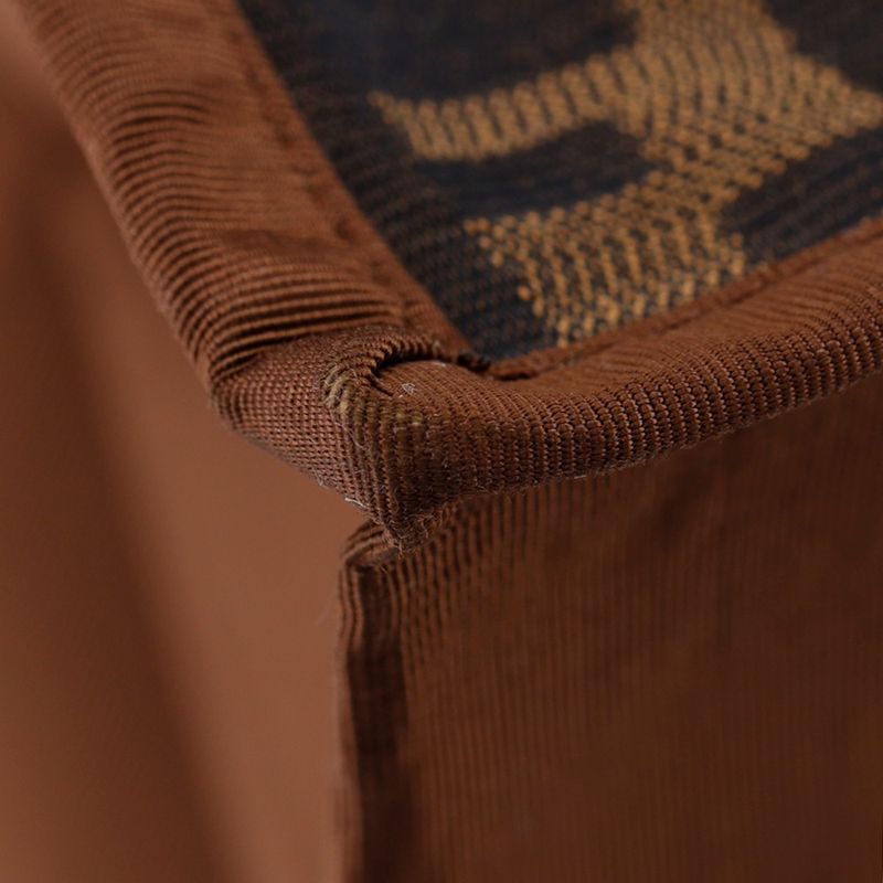 Fendi Zucca Tote Bag 8bh235-gkf Nylon Canvas Brown Unisex Handbag