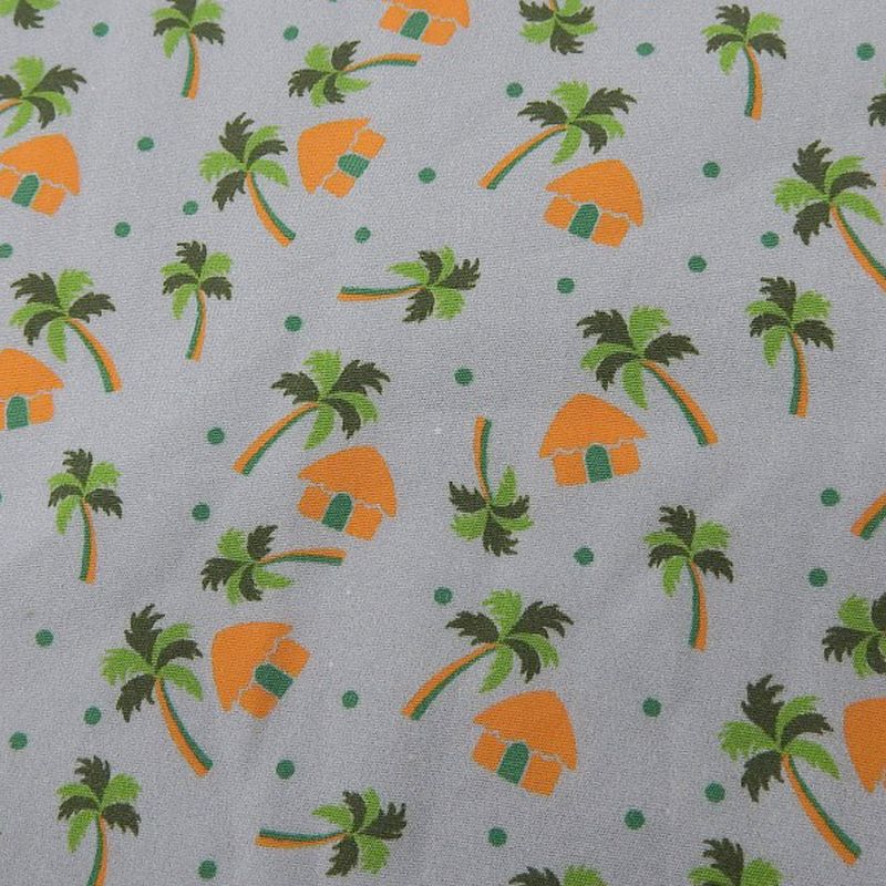 Prada Cotton All-over Patterned Switched Short Sleeve Cut And Sewn Top Women's