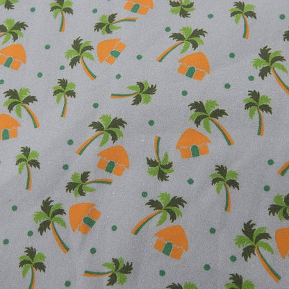 Prada Cotton All-over Patterned Switched Short Sleeve Cut And Sewn Top Women's