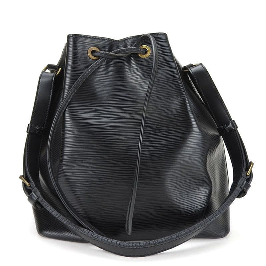 Louis Vuitton Shoulder Bag Petit Noe M59012 Epi Leather Noir Black Gold