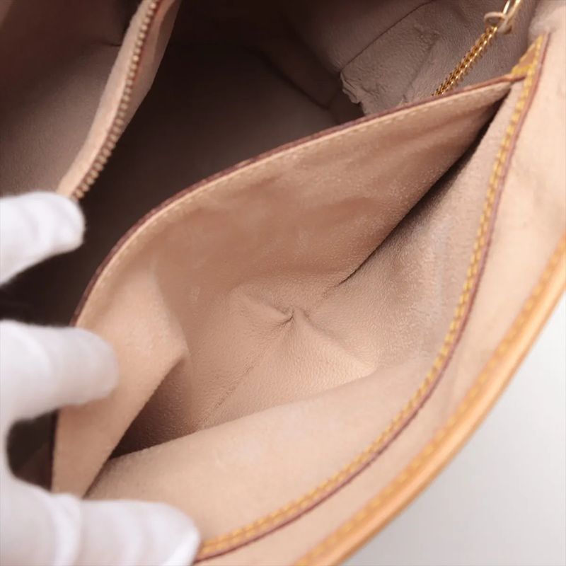 Louis Vuitton Monogram Bucket GM M42236 Leather Tote Bag Shoulder Hand A4 Brown