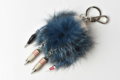 Prada Key Ring Key Holder Prada Key Trick Nancy Robot Trick Robot Blue Multi