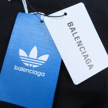 Balenciaga×adidas 23SS 723782 100% Cotton Short Sleeve T-shirt Black XS Genuine