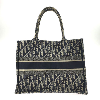 Christian Dior Oblique Book Tote Navy