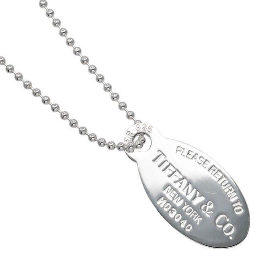 Tiffany & Co Return To Tiffany & Co Oval Tag Silver 925 Ladies 26.1g Necklace