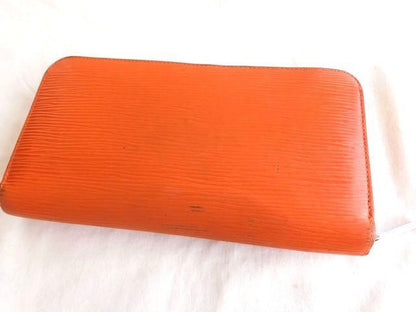 Louis Vuitton M60310 Mi4114 - Zippy Wallet Epi Orange Round Zipper Long Wallet