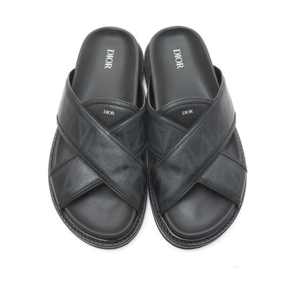 DIOR Homme Dior Homme Sandals Size 42 Oblique Logo Slides Shower Sandals