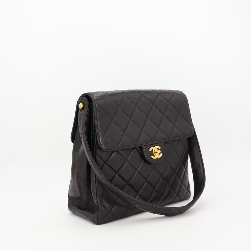 Chanel Coco Mark Shoulder Bag Matelasse Handbag