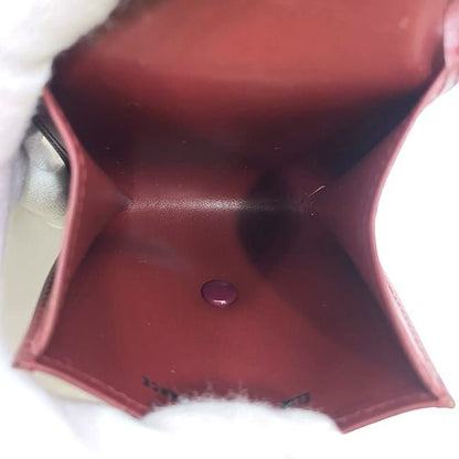 Cartier Coin Case Bordeaux Must Excellent Condition Coin Purse Leather Preowned