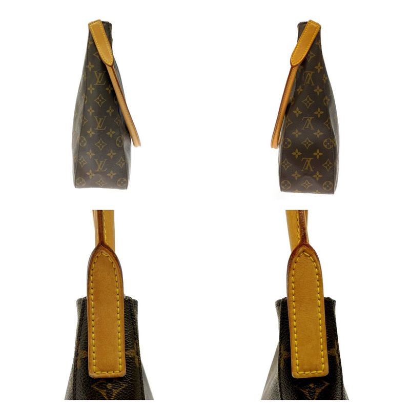 Louis Vuitton M51145 Monogram PVC Looping GM Shoulder Bag Brown 333551 Shoulder