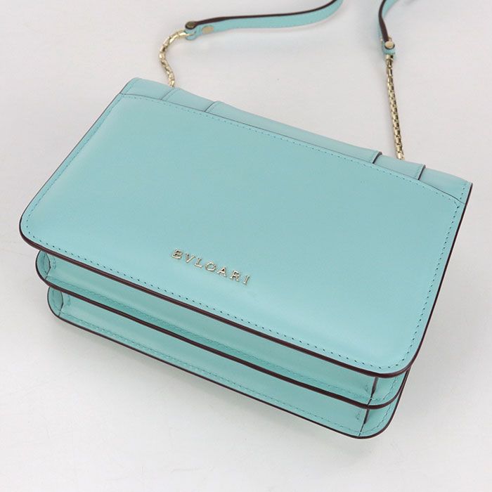 Bvlgari Bulgari Chain Serpenti Forever Crossbody Shoulder Bag Calfskin Ladies