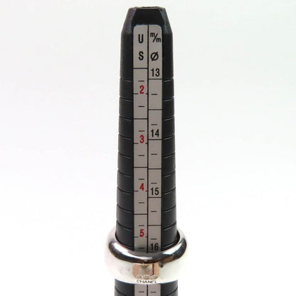 Chanel Sv925 Logo Engraved Wide Ring - Ring Accessory Silver Size Approx 11