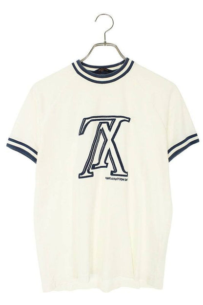 Louis Vuitton 18AW Rm182m CMS Hfy04w Upside Down Logo Embroidered T-shirt Men's