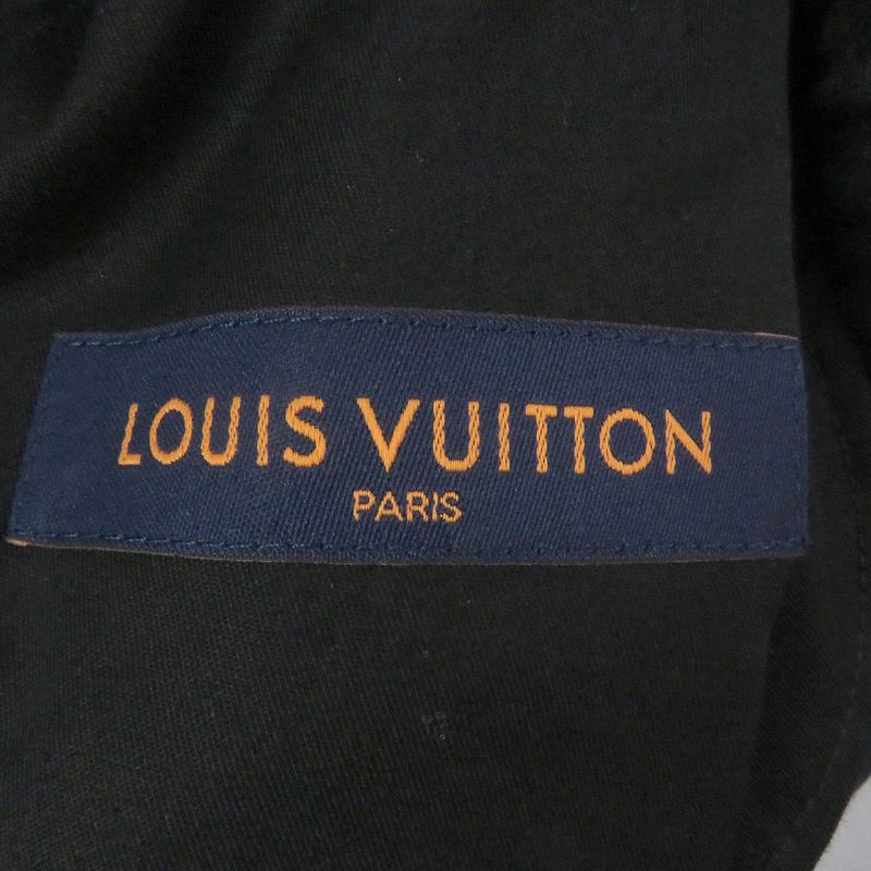 Louis Vuitton 23SS Monogram Sequined Trousers Easy Pants Black 40 Made In