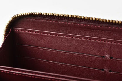Louis Vuitton Wallet Louis Vuitton Round Zipper Vernis Rouge Fauviste M91536
