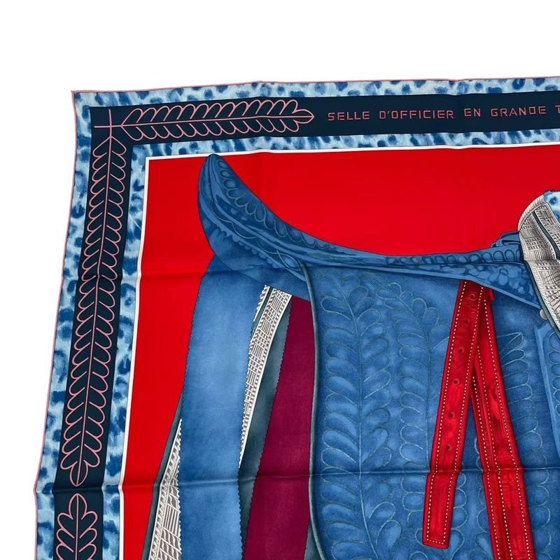 Hermes Carre 90 Selle D'apparat Marocaine Moroccan Ceremonial Saddle Scarf Silk