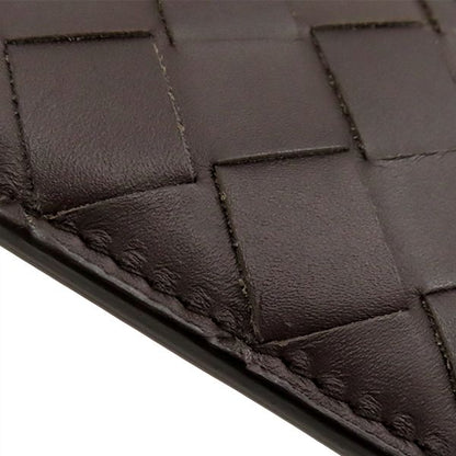 Bottega Veneta Bifold Wallet Intrecciato Calf Brown and Orange Brown 619390vcpq7