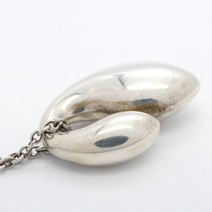 Tiffany & Co Necklace Double Teardrop Silver 925 Ladies