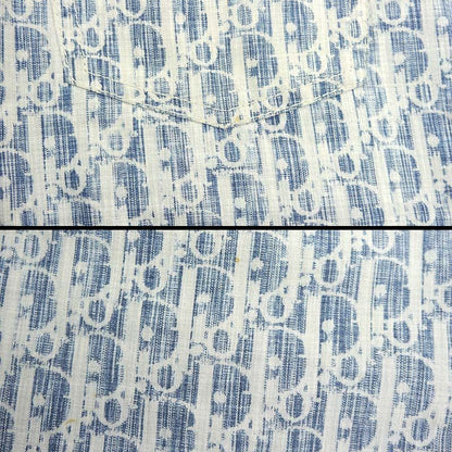 Dior Cotton Pants Oblique Size 30 Blue