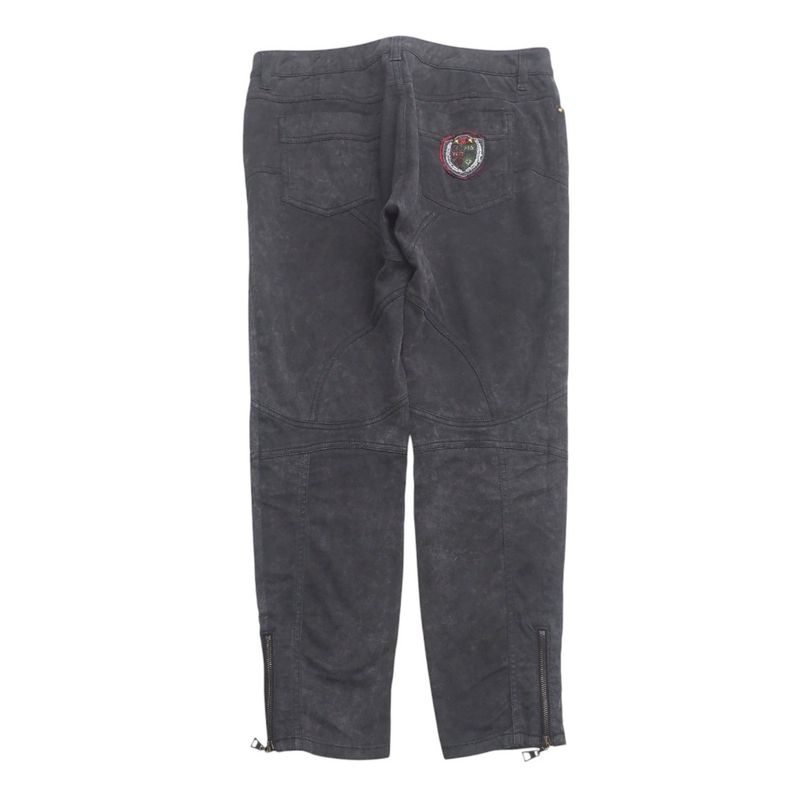 Louis Vuitton Cropped Pants Size 42 Cropped Tapered Emblem Patch Aged Finish