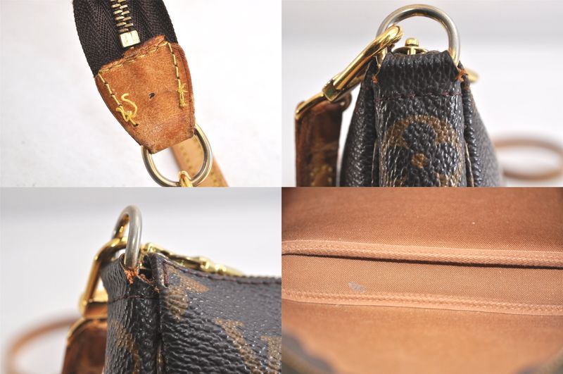 Louis Vuitton Monogram Pochette Accessoire Shoulder Cross Pouch 2770n