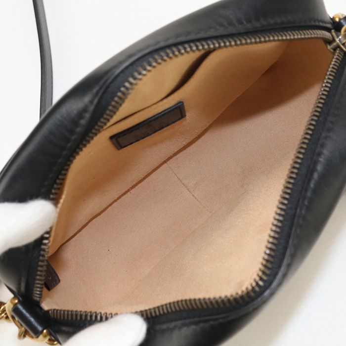 Gucci Mini Camera Bag GG Marmont 448065 Shoulder Bag Quilted Leather Women