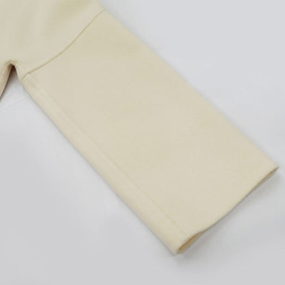 Hermes Serie Button Short Coat 3h0102da 40 Off-white Jacket Cashmere