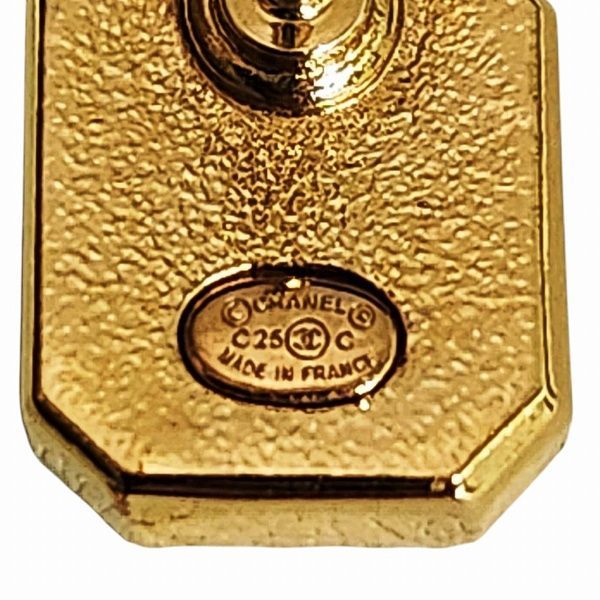 Chanel Perfume Bottle Motif C25 Branded Accessories Earrings Ladies