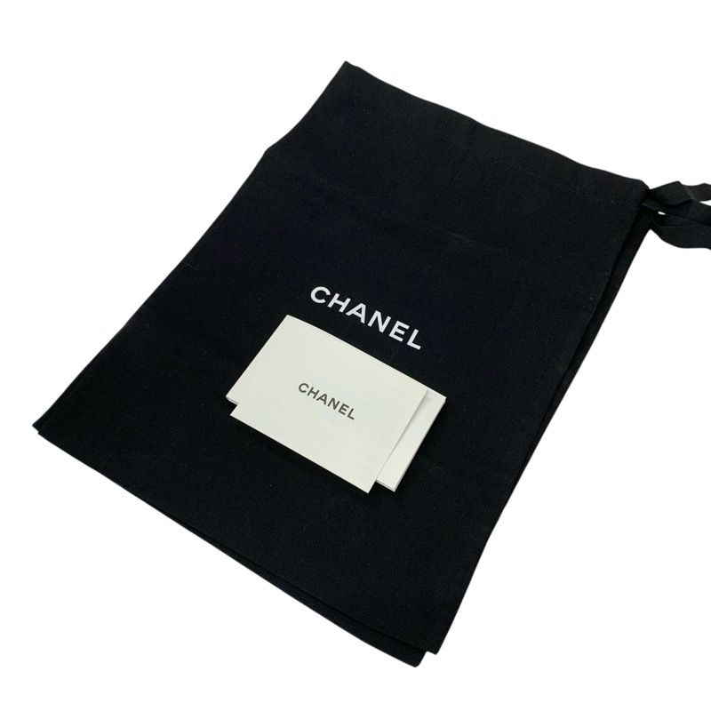 Chanel Sandals Shoes Leather Black White Coco Mark Pearl Matelasse Strap