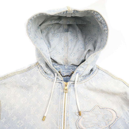 Louis Vuitton 21aw Nba Monogram Zip-Up Hoodie Jacket Uzd Hla01w Blue 44