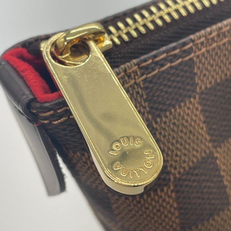 Louis Vuitton Damier Saleya PM N51183 Handbag Shoulder Bag Brown Preowned 005445