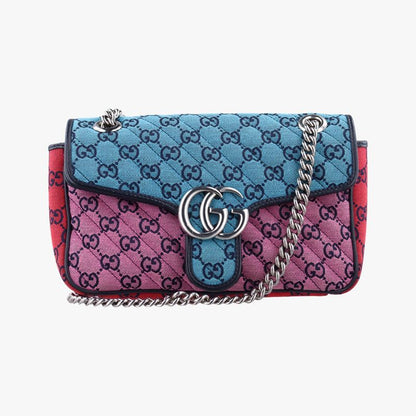 Guccigg Marmont Red X Blue X Pink Fabric 443497 G034759121