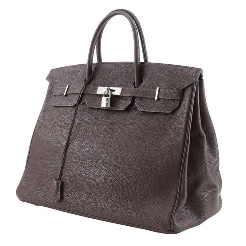 Hermes Birkin 40 Togo Brown/silver Hardware □K Ladies Handbag