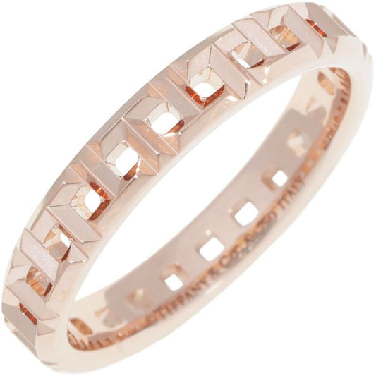 Tiffany & Co Ring 18K Pink Gold T True Narrow Ring Width 35mm (014in)