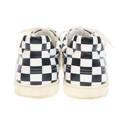 Christian Dior D-Bee Checker Sneakers Ls0218 Black and White 41