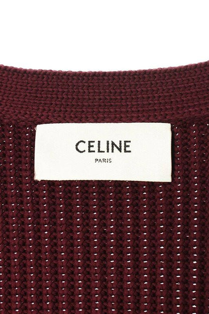 Celine 23AW 2ad7o192w College Logo Cardigan Men's L