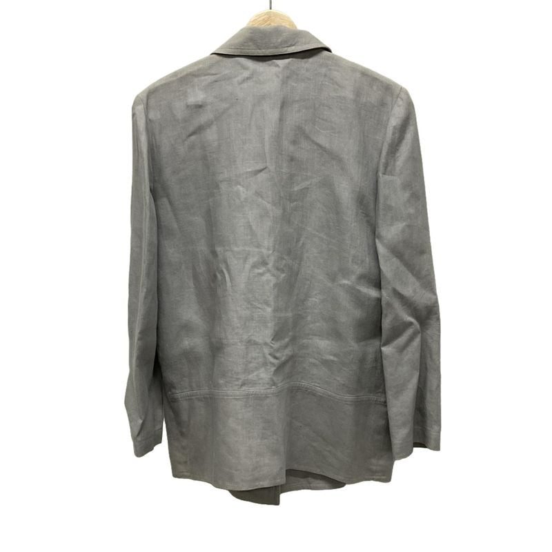 Dior/christian Dior Jacket Size M Women - Gray Long Sleeves / Linen / Spring