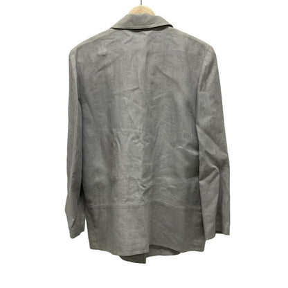 Dior/christian Dior Jacket Size M Women - Gray Long Sleeves / Linen / Spring