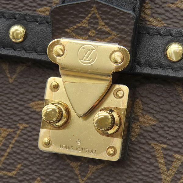 Louis Vuitton Shoulder Bag Pochette Trunk Vertical Monogram Canvas Leather