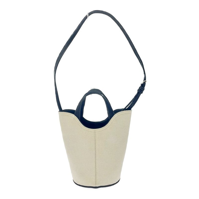 Balenciaga 619979 Canvas Wave XS 2-Way Shoulder Bag White 405746 Shoulder Bag